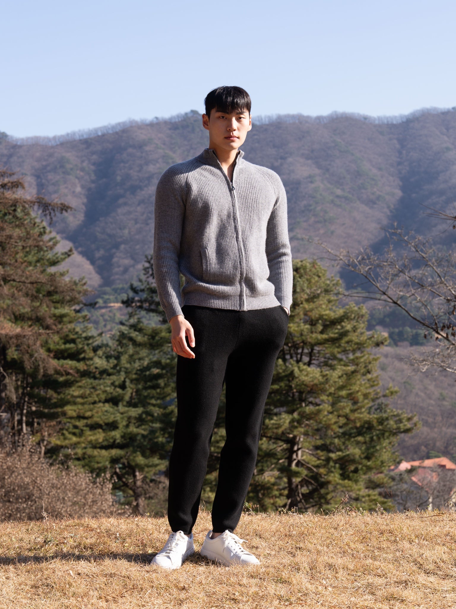 PURE MERINO WOOL BASIC PANTS