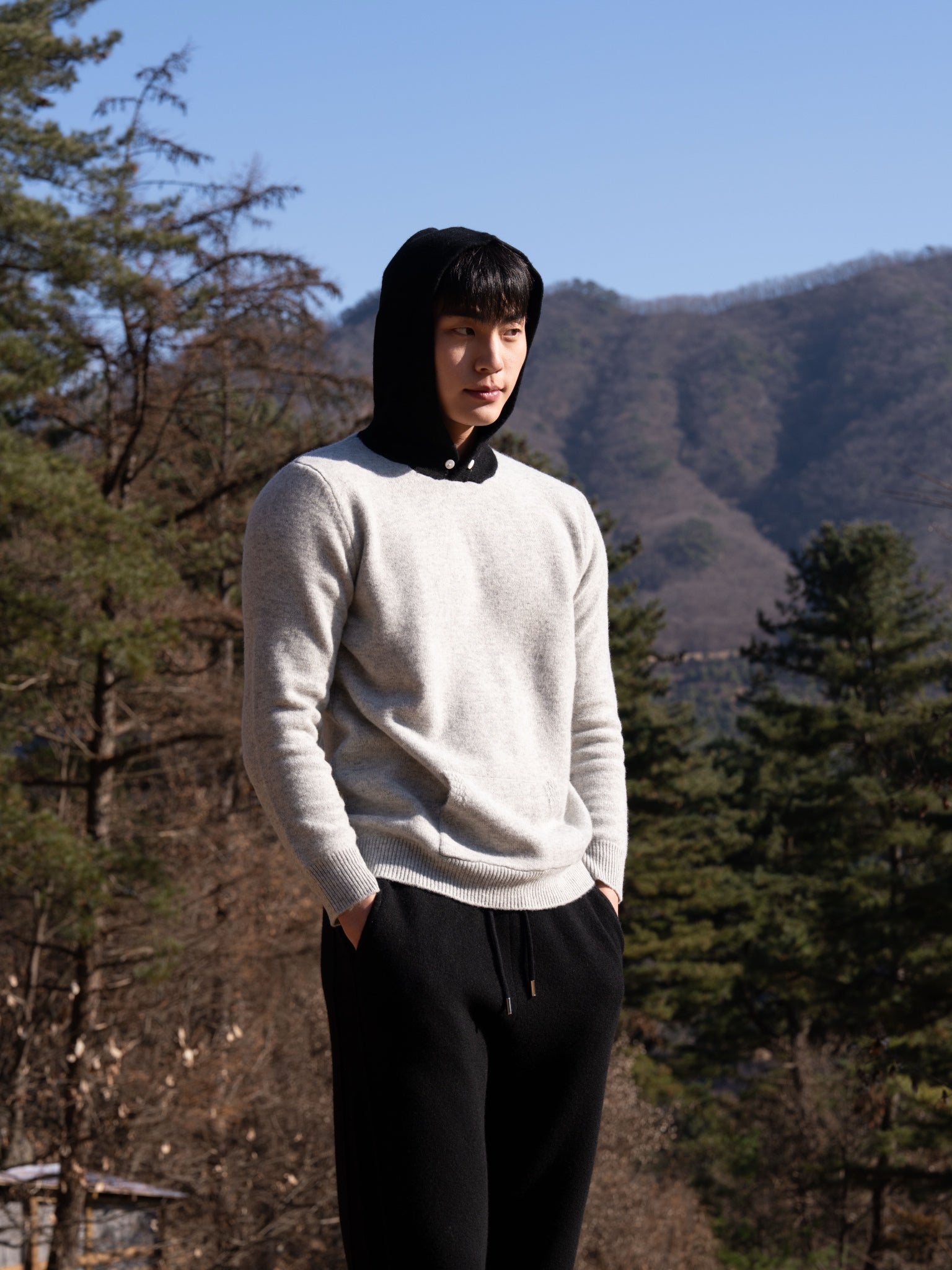 PURE MERINO WOOL HOODIE