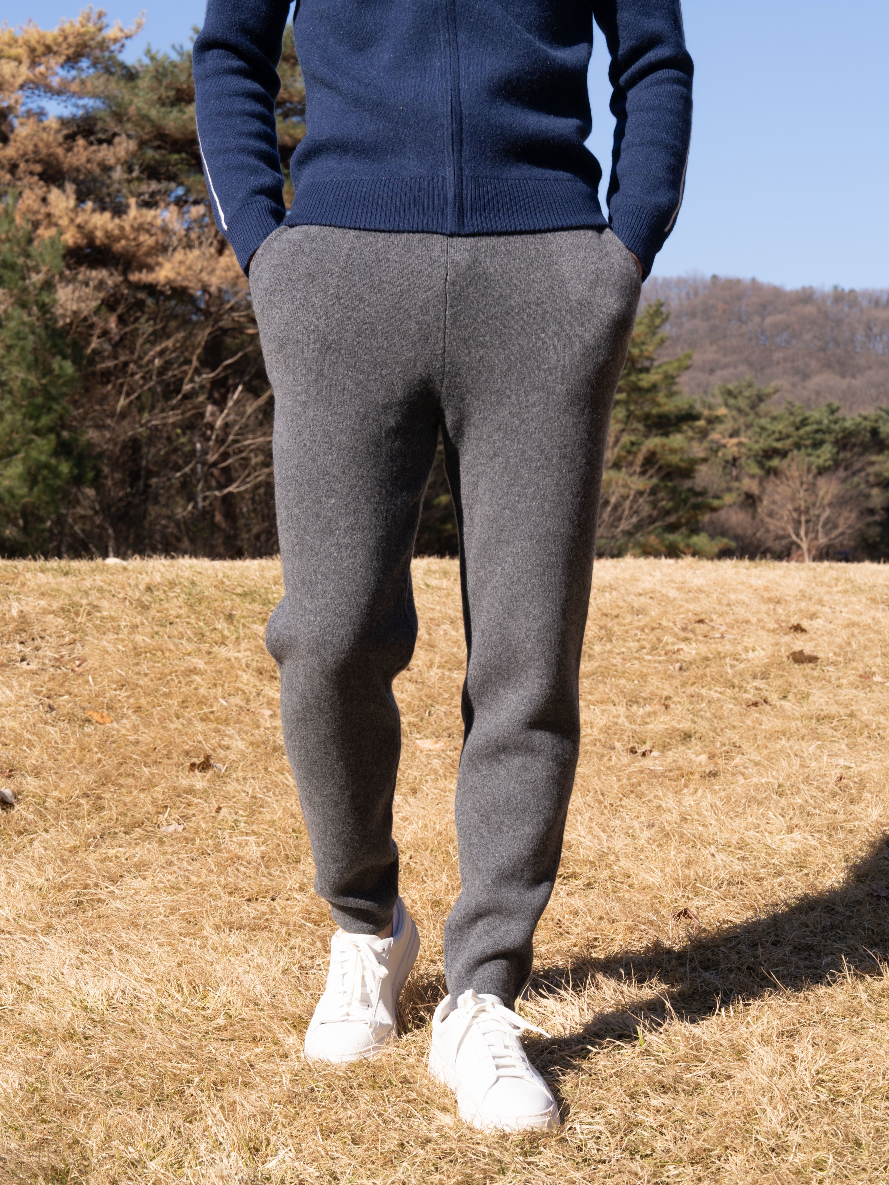 PURE MERINO WOOL BASIC PANTS