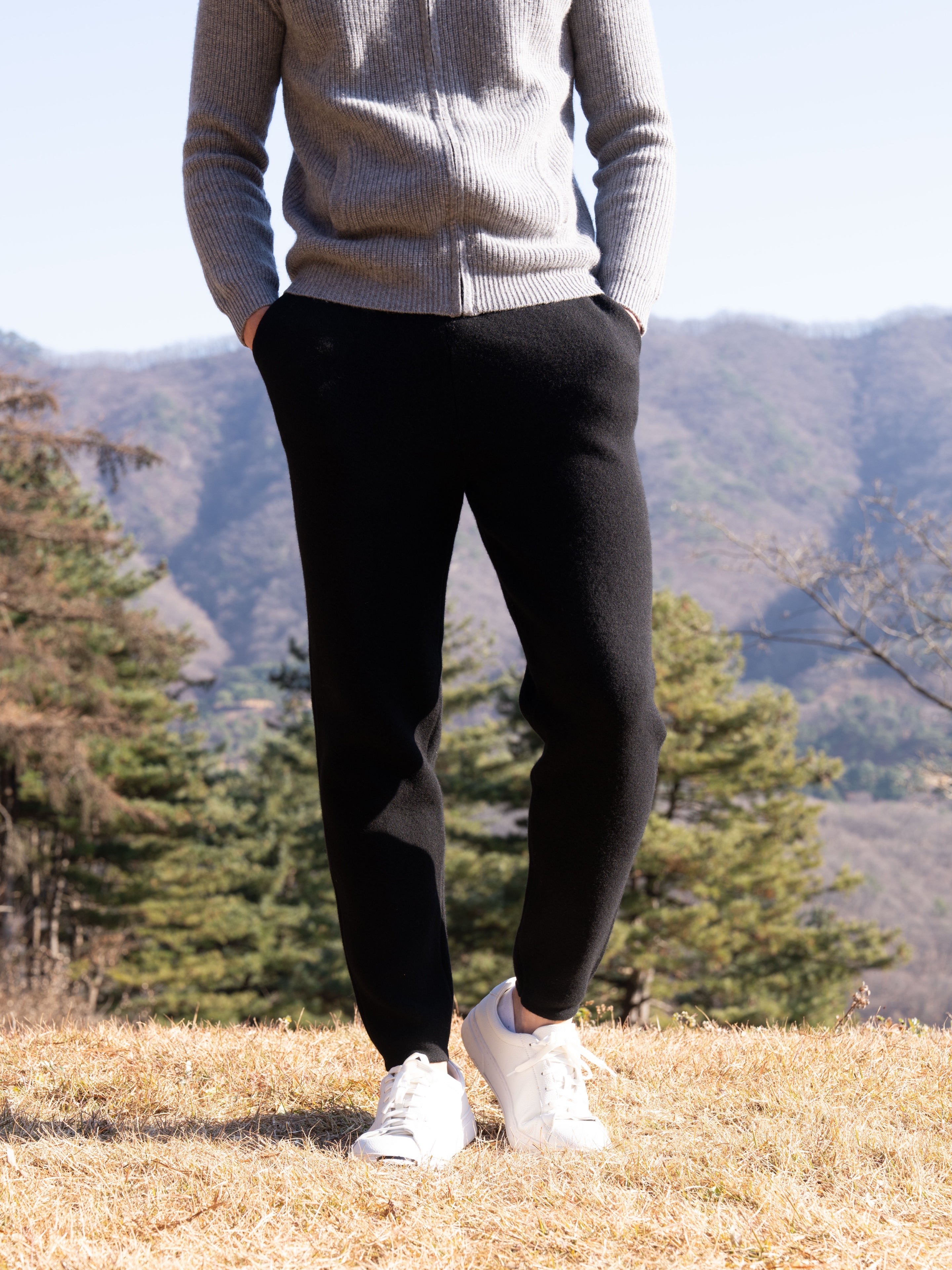 PURE MERINO WOOL BASIC PANTS