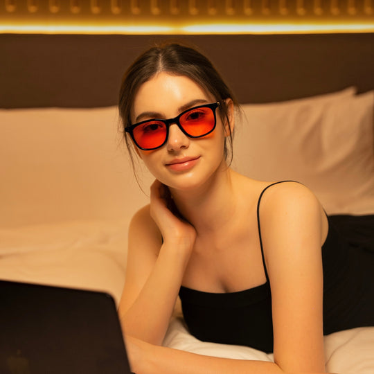 Red Night Lenses are sleep quality glasses.